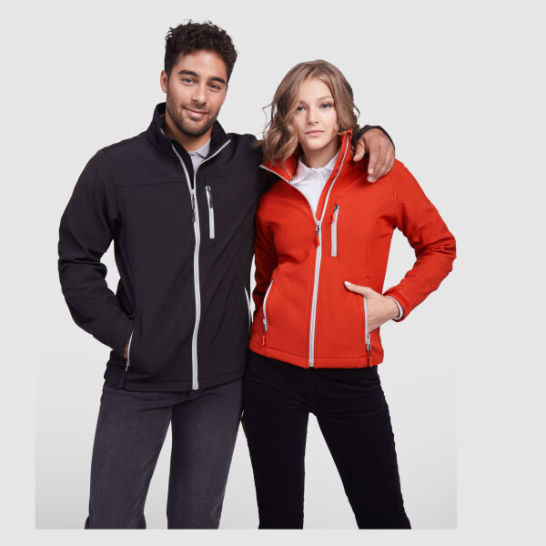 Antartida men's softshell jacket - Red - M