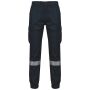 Uniseks Cargobroek uniseks met elastische boord en reflecterende strook navy 42 NL (36 FR) Uniseks Cargobroek uniseks met elastische boord en reflecterende strook navy 42 NL (36 FR)