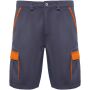 Tahoe 250 g/m2 korte werkbroek - Lood/Oranje - S