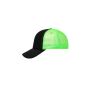 5 Panel Retro Mesh Cap black/neon green one size