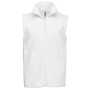 Bodywarmer van microfleece heren White 4XL