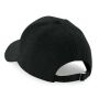 JERSEY ATHLEISURE BASEBALL CAP, BLACK, One size, BEECHFIELD