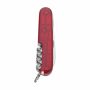 Victorinox Huntsman zakmes in geschenkdoos - transparant rood