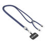 Crossbody, trendy duotone lanyard telefoonhouder van polyester