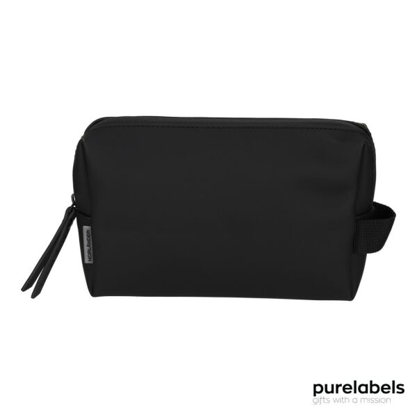 NORLÄNDER Dull PU Toilettas Met Reisset Eco Lining Zwart | Origineel Relatiegeschenk NORLÄNDER Dull PU Toilettas Met Reisset Eco Lining Zwart | Origineel Relatiegeschenk