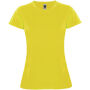 Montecarlo sportshirt met korte mouwen voor dames - Geel - S