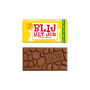Tony's Chocolonely 180 gram in wit doosje met kaartje - Exclusive - Melk Noga "Blij met jou"