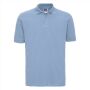 RUS Men Classic Cotton Polo, Sky, S