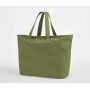 OVERSIZED HEAVY DUTY CANVAS TOTE BAG, BRIGHT OLIVE, One size, WESTFORD MILL