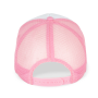 Trucker - Pet 5 panelen White / Aurora Pink One Size