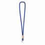 Polyester koord-keycord met bamboe plaatje