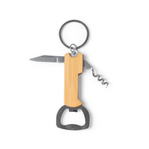 GUNES bamboe sleutelhanger