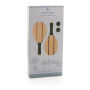 Houten frescobol tennis set, bruin Houten frescobol tennis set, bruin