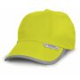 Baseball Cap With Reflective Hem Yellow one size Baseball Cap With Reflective Hem Yellow one size