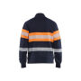 Multinorm sweatshirt met rits inherent