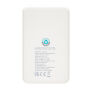 RCS gerecycled plastic 5.000 mAh 5W draadloze powerbank, wit
