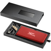 SCX.design P15 5000 mAh powerbank met oplichtend logo - Middenrood