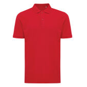 Iqoniq Yosemite gerecycled katoen pique polo, rood (XXS)