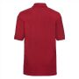 RUS Children's Classic Polycot. Polo, Bright Red, 11-12jr