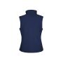 WOMENS PRINTABLE SOFTSHELL BODYWARMER, NAVY / NAVY, XXL, RESULT
