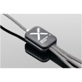 SCX.design C33 60 W Type-C oplaadkabel met dubbel verlicht logo - Gemêleerd zwart