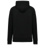 Duurzame uniseks oversized verwassen sweater met capuchon Washed black XS