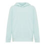 IQONIQ Yengo kids recycled katoen hoodie met steekzakken, crushed mint (34)