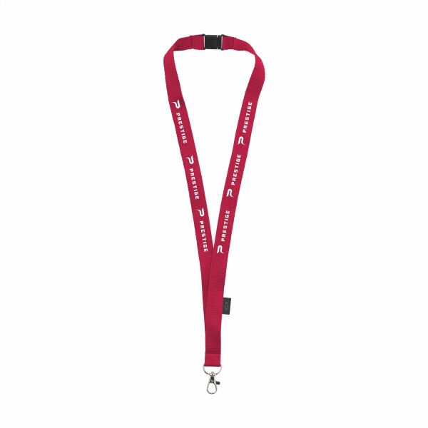 Lanyard Safety GRS RPET 2 cm Schlüsselband - rot Lanyard Safety GRS RPET 2 cm Schlüsselband - rot