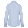 Damesblouse in popeline met lange mouwen Striped Pale Blue / White L