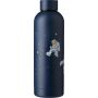 Gerecyclede dubbelwandige RVS fles (500 ml) Isaiah zwart