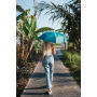 21" Impact AWARE™ 190T mini auto open paraplu, verdigris