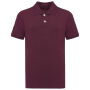 Bio180 piqué kinderpolo Wine 10/12 jaar