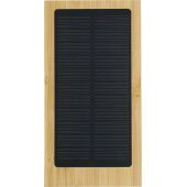 Bamboe zonne-energie powerbank Elz