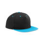 5 Panel Contrast Snapback Cap black / surf blue one size