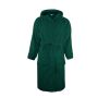 Bathrobe Hooded Dark Green, L/XL, 420 gr/m²