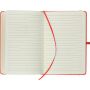 Gerecycled notitieboekje A5 Bloom rood