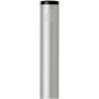 Verton balpen van gerecycled aluminium met draaibare huls (blauwe inkt) - Zilver