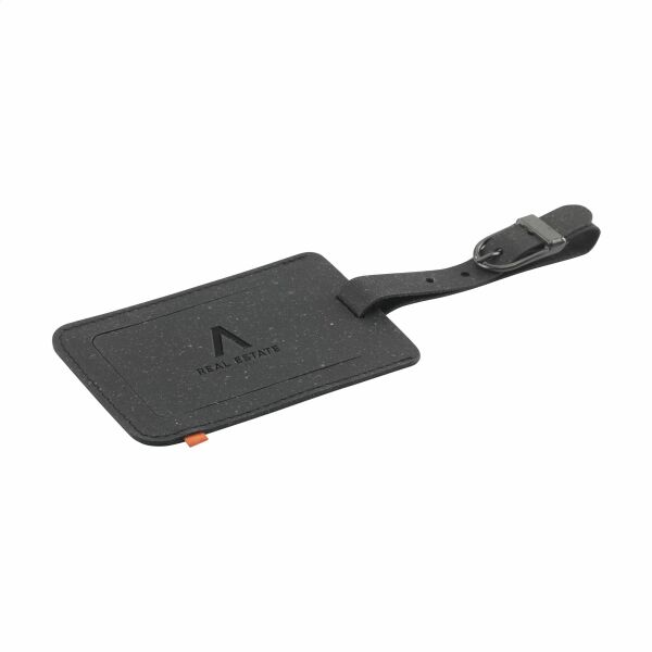 Recycled Leather Luggage Tag Gepäckanhänger Recycled Leather Luggage Tag Gepäckanhänger