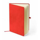 Gerecycled notitieboekje A5 Bloom - rood
