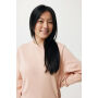 IQONIQ Etosha lichtgewicht gerecycled katoen sweater, peach nectar (S)