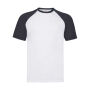 Baseball Tee - White/Deep Navy - S