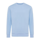 Iqoniq Etosha lichtgewicht gerecycled katoen sweater, sky blue (M)