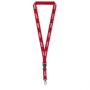 Afneembare polyester lanyard met reflectives Afneembare polyester lanyard met reflectives