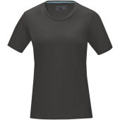 Azurite dames T-shirt met korte mouwen biologisch textiel - Stormgrijs - XS