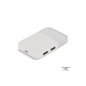 2598 | Xoopar iLo Mini Hub– 4 in 1 Adapter – USB 2.0 Data Transfer - Splitter - Wit