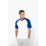 Baseball - Tweekleurig t-shirt White / Red M
