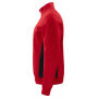 2128 Sweatshirt 1/2 zip Red 4XL