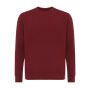 IQONIQ Etosha lichtgewicht gerecycled katoen sweater, bordeauxrood (L)