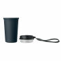 NAKANO - Gerecycled stalen beker 400ml - Marineblauw