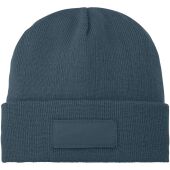 Boreas beanie met patch - Hale blauw Boreas beanie met patch - Hale blauw